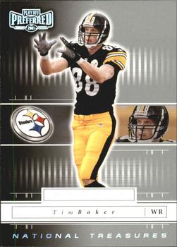 2001 Playoff Preferred - National Treasures Silver #154 Tim Baker Front