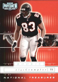 2001 Playoff Preferred - National Treasures Silver #158 Alge Crumpler Front