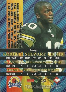 1996 Collector's Edge Advantage #22 Kordell Stewart Back
