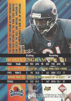 1996 Collector's Edge Advantage #79 Bobby Engram Back