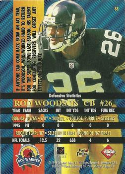 1996 Collector's Edge Advantage #88 Rod Woodson Back