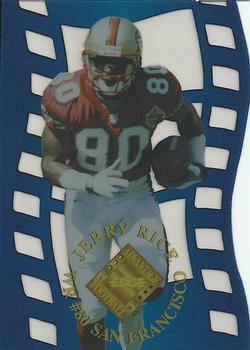 1996 Collector's Edge Advantage - Crystal Cuts #CC7 Jerry Rice Front