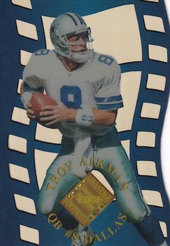 1996 Collector's Edge Advantage - Crystal Cuts #CC18 Troy Aikman Front