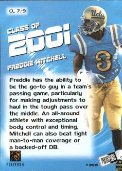 2001 Press Pass SE - Class of 2001 #CL7 Freddie Mitchell Back
