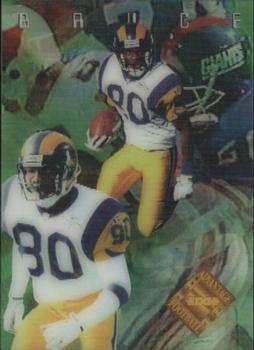 1996 Collector's Edge Advantage - Edge Video #V8 Isaac Bruce Front