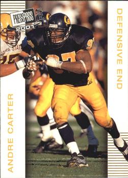 2001 Press Pass SE - Gold #37 Andre Carter Front