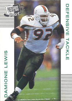 2001 Press Pass SE - Gold #41 Damione Lewis Front