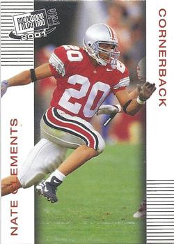 2001 Press Pass SE - Gold #43 Nate Clements Front