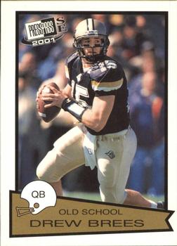 2001 Press Pass SE - Old School #OS2 Drew Brees Front
