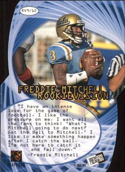 2001 Press Pass SE - Rookievision #RV9 Freddie Mitchell Back
