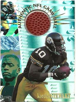 1996 Collector's Edge Advantage - Game Ball #G1 Kordell Stewart Front