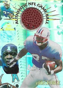 1996 Collector's Edge Advantage - Game Ball #G10 Eddie George Front