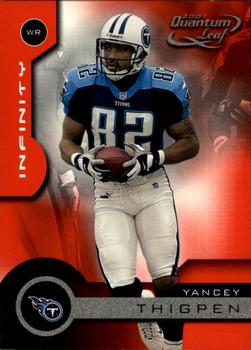 2001 Quantum Leaf - Infinity Red #188 Yancey Thigpen Front