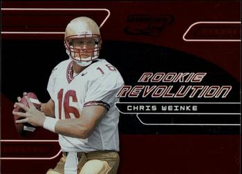 2001 Quantum Leaf - Rookie Revolution #RR-7 Chris Weinke Front