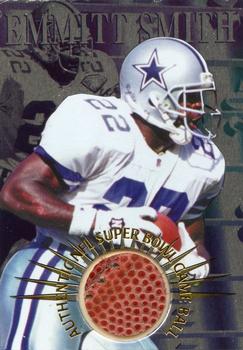 1996 Collector's Edge Advantage - Super Bowl Game Ball #SB1 Emmitt Smith Front
