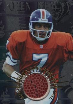 1996 Collector's Edge Advantage - Super Bowl Game Ball #SB5 John Elway Front