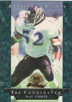 1996 Collector's Edge President's Reserve - The Candidates: Long Shots #LS3 Ray Lewis Front
