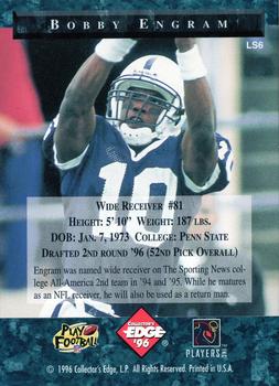 1996 Collector's Edge President's Reserve - The Candidates: Long Shots #LS6 Bobby Engram Back