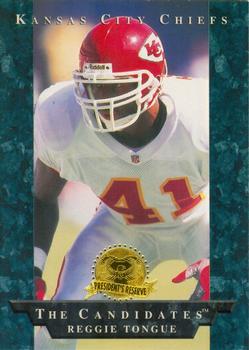 1996 Collector's Edge President's Reserve - The Candidates: Long Shots #LS15 Reggie Tongue Front