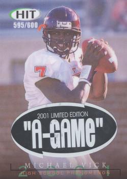 2001 SAGE HIT - A-Game #7 Michael Vick Front