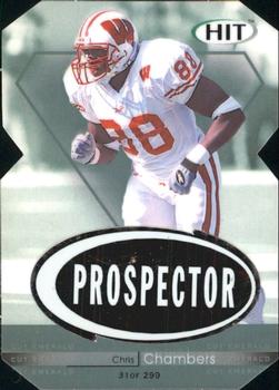 2001 SAGE HIT - Prospectors Emerald Die Cuts #P4 Chris Chambers Front