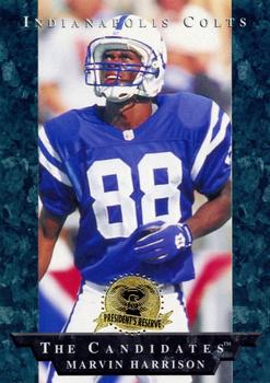 1996 Collector's Edge President's Reserve - The Candidates: Top Early Picks #13 Marvin Harrison Front
