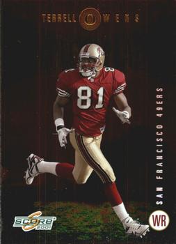 2001 Score - Complete Players #CP-16 Terrell Owens Front