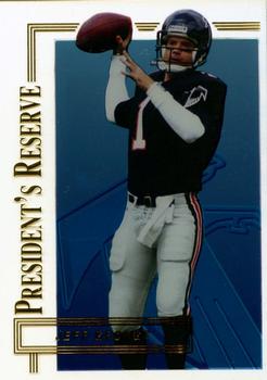 1996 Collector's Edge President's Reserve #10 Jeff George Front