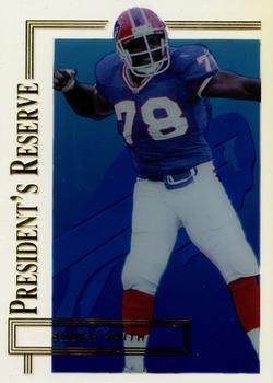 1996 Collector's Edge President's Reserve #18 Bruce Smith Front