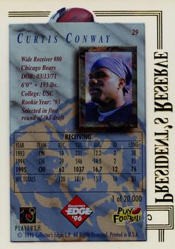 1996 Collector's Edge President's Reserve #29 Curtis Conway Back