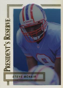 1996 Collector's Edge President's Reserve #78 Steve McNair Front