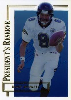 1996 Collector's Edge President's Reserve #87 Mark Brunell Front