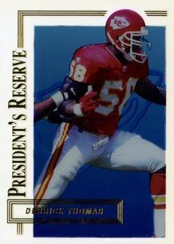 1996 Collector's Edge President's Reserve #93 Derrick Thomas Front
