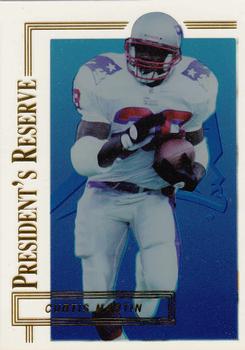 1996 Collector's Edge President's Reserve #116 Curtis Martin Front