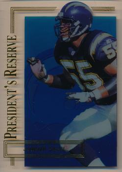 1996 Collector's Edge President's Reserve #167 Junior Seau Front