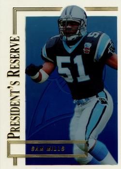 1996 Collector's Edge President's Reserve #221 Sam Mills Front
