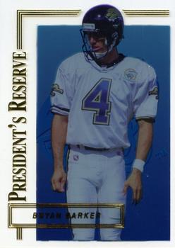 1996 Collector's Edge President's Reserve #287 Bryan Barker Front