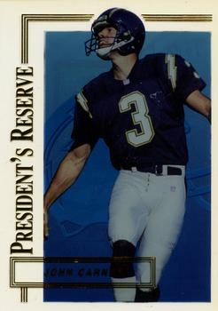1996 Collector's Edge President's Reserve #363 John Carney Front