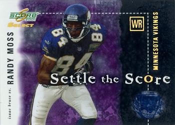 2001 Score - Settle the Score #SS-2 Randy Moss / Isaac Bruce Front