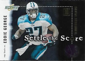 2001 Score - Settle the Score #SS-5 Eddie George / Ray Lewis Front