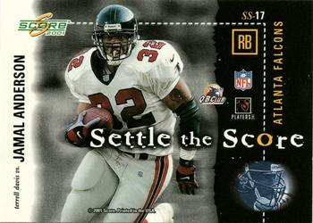 2001 Score - Settle the Score #SS-17 Terrell Davis / Jamal Anderson Back