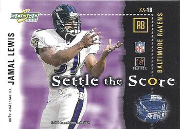 2001 Score - Settle the Score #SS-18 Mike Anderson / Jamal Lewis Back
