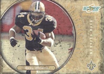 2001 Score Select - Behind the Numbers #BN-31 Ricky Williams Front