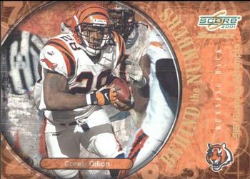 2001 Score Select - Behind the Numbers #BN-34 Corey Dillon Front