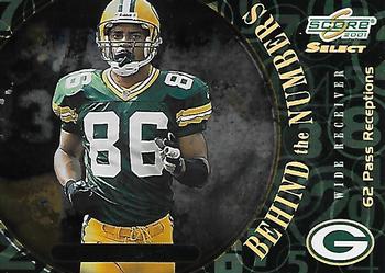 2001 Score Select - Behind the Numbers #BN-38 Antonio Freeman Front