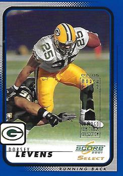 2001 Score Select - Chicago Collection #81 Dorsey Levens Front