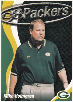 1998 Green Bay Packers Police - Racine Tire and Auto Service, Caledonia Police Department #4 Mike Holmgren Front