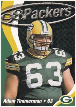 1998 Green Bay Packers Police - Racine Tire and Auto Service, Caledonia Police Department #15 Adam Timmerman Front