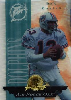 1996 Collector's Edge President's Reserve - Air Force One SN2500 #4 Dan Marino Front
