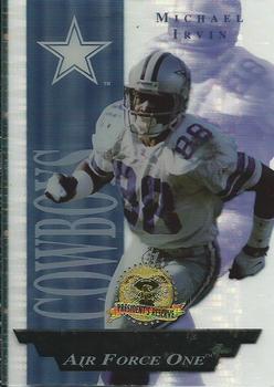 1996 Collector's Edge President's Reserve - Air Force One SN2500 #27 Michael Irvin Front